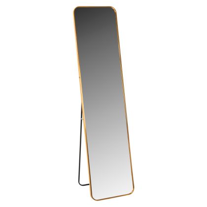 Огледало за под BOELY HM9577.30 с алуминиева златна рамка 40x35x160Hcm.