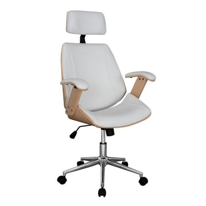 Офис стол superior pro цвят сонома бяло hm1109.02 63x67x123 см