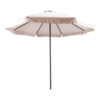 Професионален плажен градински чадър Nagida D3m цвят бежов/антрацит