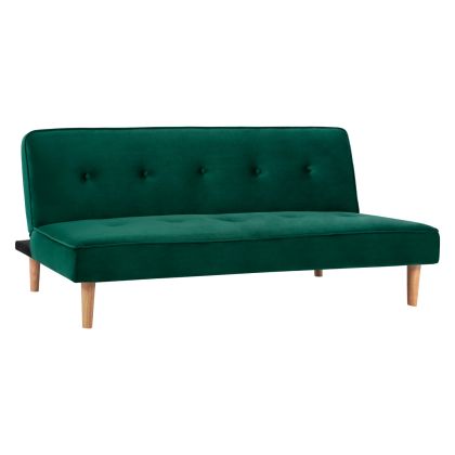 Разтегатеен диван Belmont с плюшена дамаска цвят кипърско зелено HM3026.13 178x85x72