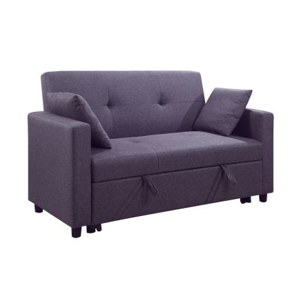 Разтегателен диван IMOLA с дамаска в синьо Е9921,26