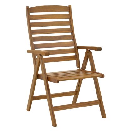 Сгъваем градински стол Warmo от акация масив 62x66x110cm
