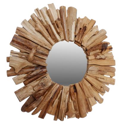 Стенно огледало driftwood натурално дърво hm7719 50x5x50h