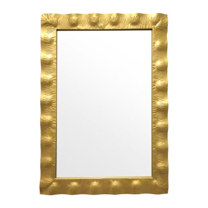 Стенно огледало Fezco златисто метал и стъкло 72x3x102см