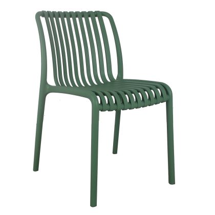 Стифиращ градински стол MODA PP покритие с UV защита зелен цвят Ε3801,4