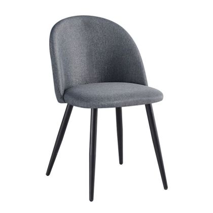 Стол BELLA цвят сив с черни крака ΕΜ757,3