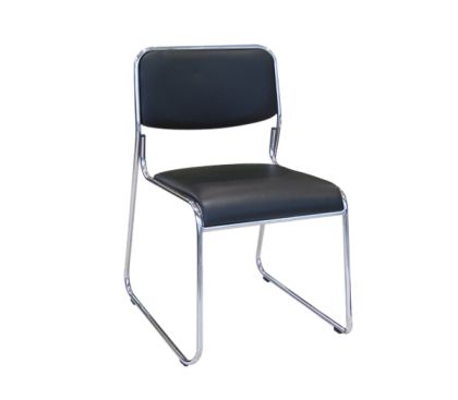 Стол CAMPUS Chair Chrome/Black Hard Pvc Ε553,1