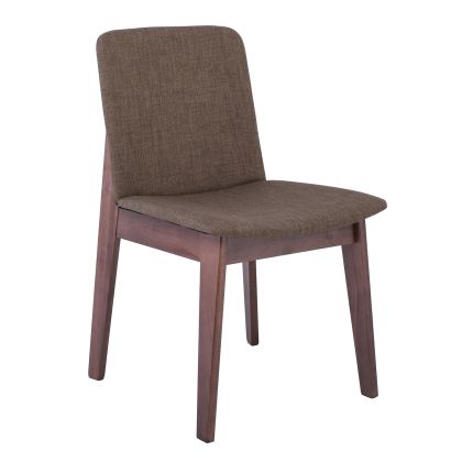 Стол EMMA с кафява текстилна дамаска Ε7872,2
