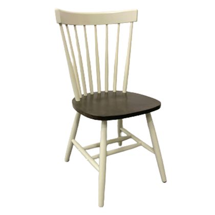 Стол Larus цвят бял/антрацит 50x49x90cm