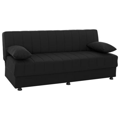 Триместен диван andri с черна дамаска hm3239.01