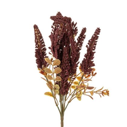 DECO BROWN ARTIFICIAL FLOWER 35CM