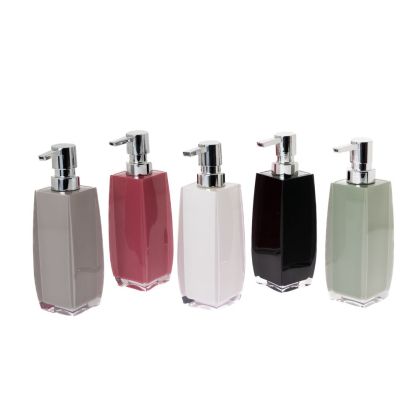 PLASTIC SOAP DISPENSER 6Χ6Χ20CM IN 5 COLORS