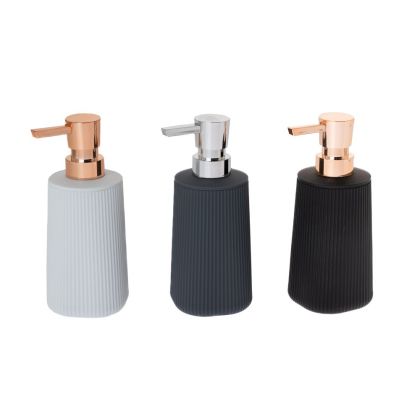 PLASTIC SOAP DISPENSER 7Χ17CM IN 3 COLORS