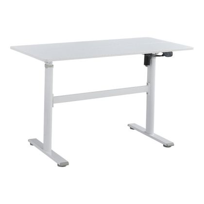 Height adjustable work desk Karla white 120x60x72/115cm