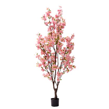 Декоративно дърво Peach flower I в кашпа Inart H170cm