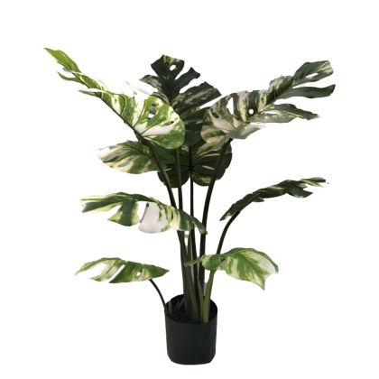 Декоративно растение Monstera I в кашпа Inart H90cm