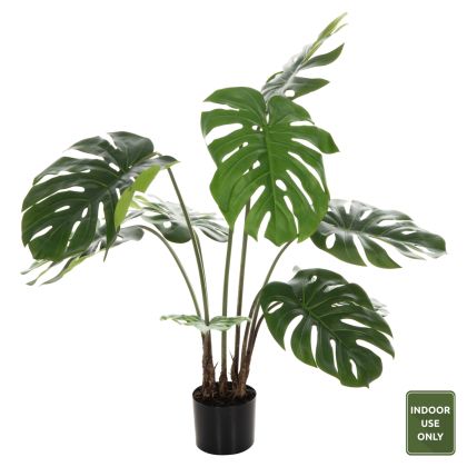 Изкуствено растение в кашпа HM7991 MONSTERA 100H cm.