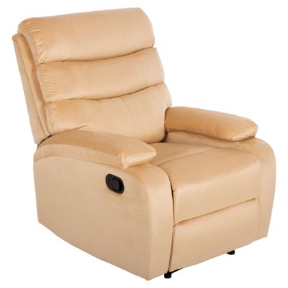 Кресло Massage Ecru HM9784.05 екра VELVET 80x93x100см