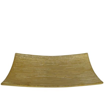 ЧИНИИ CERAMIC GOLD STRIPIS 38x24x5CM 4/кут