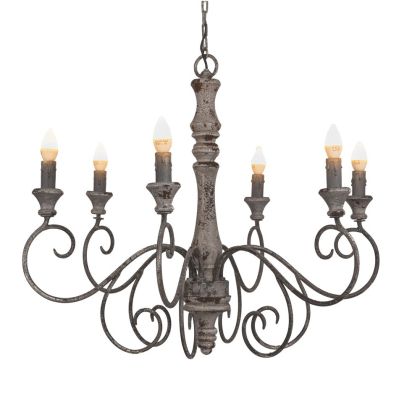ВИНТИДЖ ПОЛИЛЕЙ С 6 КРУШКИ D85Χ68CM