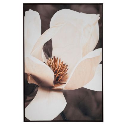 КАРТИНА МАГНОЛИЯ 83X123СМ С РАМКА ВЪРХУ ОТПЕЧАТНО ПЛАТНО