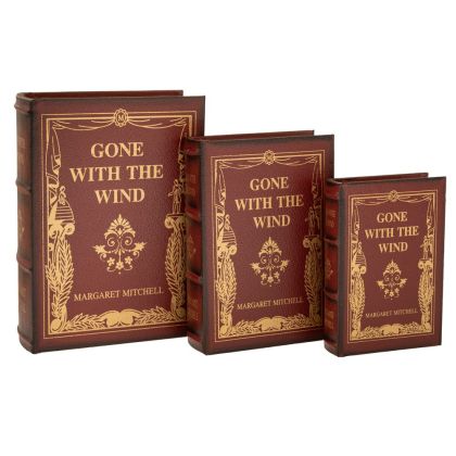 КОМПЛЕКТ 3 КНИГИ-КУТИИ 25X19X6 21X15X5 17X12X4CM