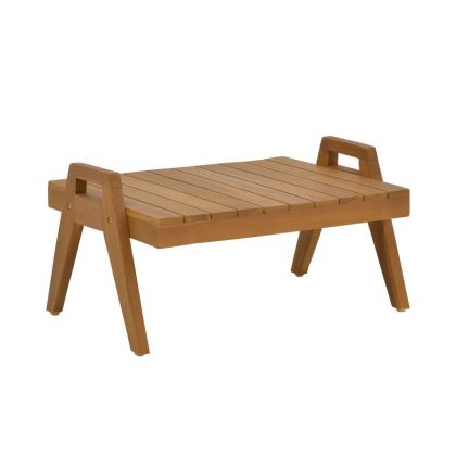 МАСА KALLY ОТ ТИКОВО ДЪРВО В ЕСТЕСТВЕН НЮАНС 60X50X34 СМ
