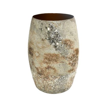 МЕТАЛНА ВАЗА FL26822 ЗЛАТЕН ЦВЯТ 20x29см