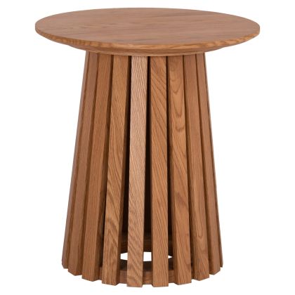 ПОМОЩНА МАСА TALBERT HM18025 MDF В ЦВЯТ НАТУРАЛНО ДЪРВО Φ45x50.5Hcm.