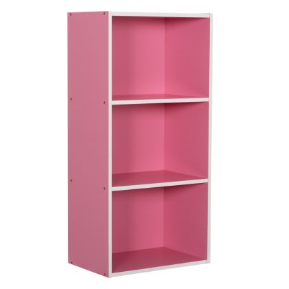 СЕКЦИЯ CUBICON HM9941.06 МЕЛАМИН В РОЗОВО-БЯЛО 38,5x23,5x80Hcm.
