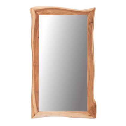 СТЕННО ОГЛЕДАЛО ZION HM8186.21 АКАЦИЕВО МАСИВ-СВЕТЛО НАТУРАЛНО ДЪРВО ЦВЯТ 140x80x4(дебелина)см.