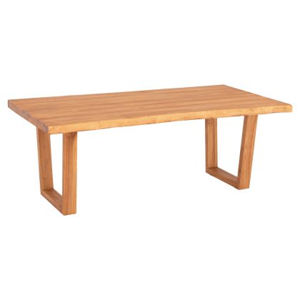 ТРАПЕЗНА МАСА LEOPOLD HM9933.01 ТИКОВО ДЪРВО МАСИВ- ЕСТЕСТВЕН ЦВЯТ 200.5x107x76Hcm.