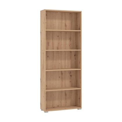 Етажерка за книги TOMAR 5 в цвят занаятчийски дъб, размери 70x24,5x176,5cm