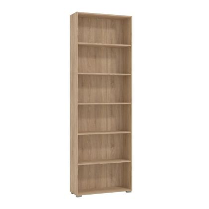 Етажерка за книги TOMAR 6 в цвят сонома, размери 70x24,5x211,5см
