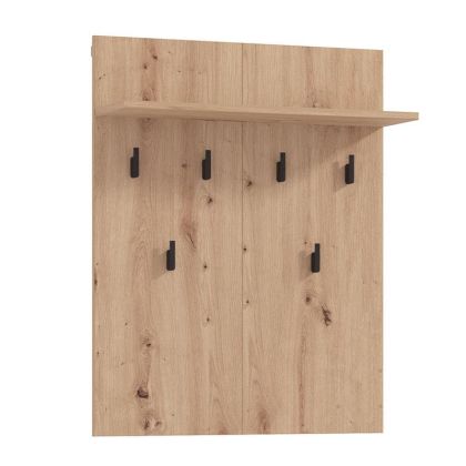 Закачалка за антре Landes дъб с размери 66x20x83см