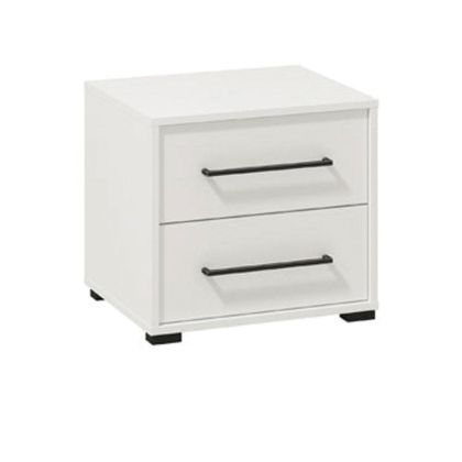 Нощно шкафче Ascalon в бял цвят с размери 48x40x44см