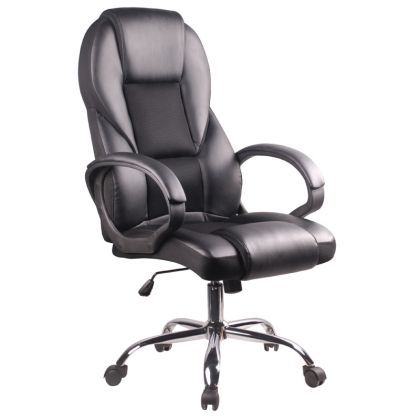 Офис стол PU Черен 61x70x111/120
