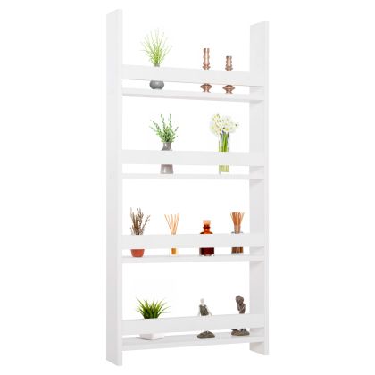 СТЕННИ РАФТОВЕ SANI HM18224.01 МЕЛАМИН В БЯЛО 60x10x120Hcm. (4 РАФТА)