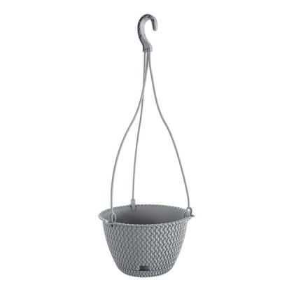 ВИСЯЩА САКСИЯ СИВА SPLOFY КРЪГЛА W Φ23x14.5см 5/20КУТ.