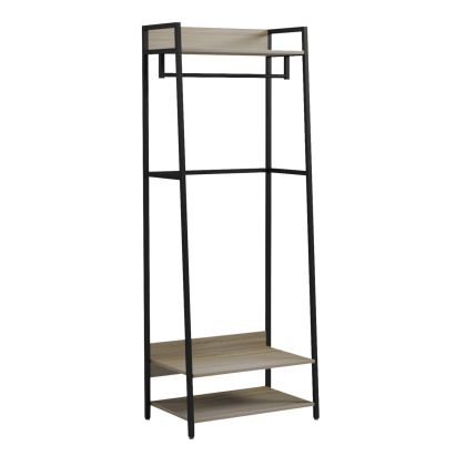 ГАРДЕРОБ С ОТВОРЕН ДОСТЪП ARANJA HM18085 МЕТАЛ-МЕЛАМИН 64x40x169Hcm.