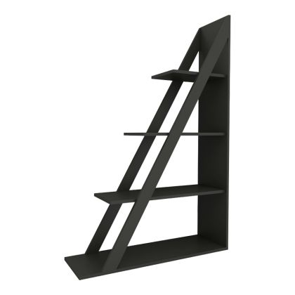 Етажерка Quina в цвят антрацит 100x30x150см
