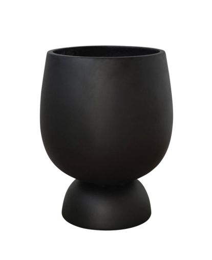 КАШПА FIBERCLAY ЧЕРНО МАТ - Φ35X45СМ 1/КУТИЯ