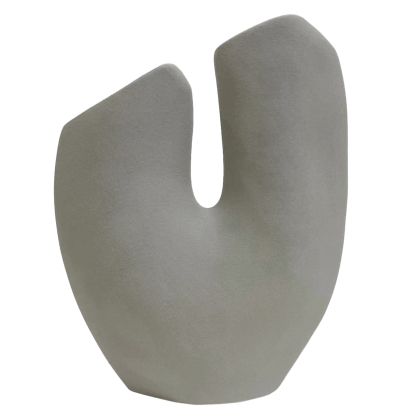 КЕРАМИЧНА ВАЗА ARKEN HM4619.03 СИВ МАТОВ 20.5x8x26Hcm.