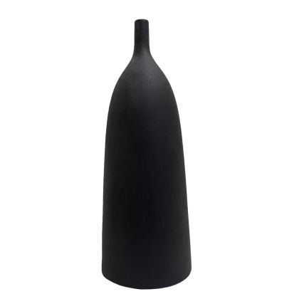КЕРАМИЧНА ВАЗА GALAD HM4633.02 ЧЕРЕН МАТИРАН Φ18,5x50,5Hcm.