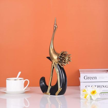 G956 СУВЕНИР FLAMINGO BLACK &amp;amp;AMP; GOLD 20*7.5*34