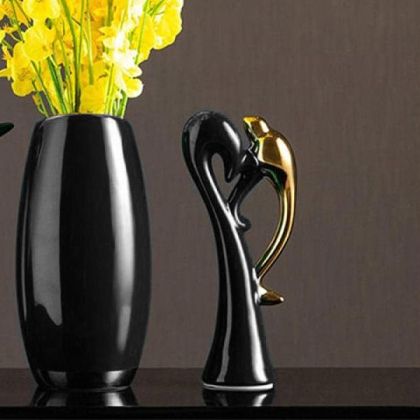 G966 СУВЕНИР BIRD BLACK &amp;amp;AMP; GOLD 10.5*6.5*24