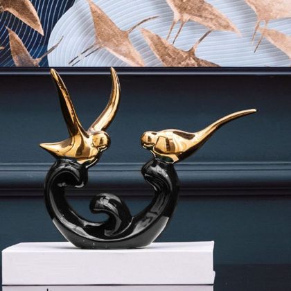 G970 СУВЕНИР BIRD BLACK &amp;amp;AMP; GOLD 22.5*11*19