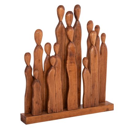 ДЕКОРАЦИЯ ЗА МАСА PRIMATE HM4415 ДЪРВО АЛБАЗИЯ 68x10x76Hc