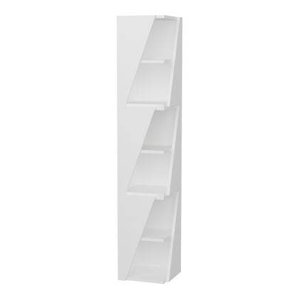 Етажерка за колони Klaro в бял нюанс 32x32x165см