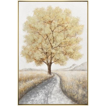 КАРТИНА НА ПЛАТНО СЪС ЗЛАТНА РАМКА - 100x150cm 1/6KIB